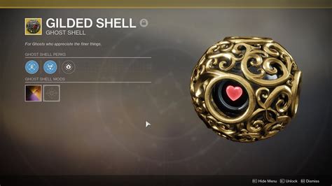 gilded ghost shell